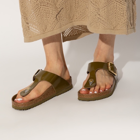 Birkenstock Gizeh Big Buckle High Shine Sandal size 39 - Picture 7 of 9